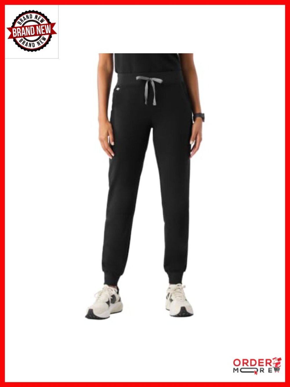 Zamora Jogger Scrub Pants FIONx Yoga Waistband Jogger Work Uniform